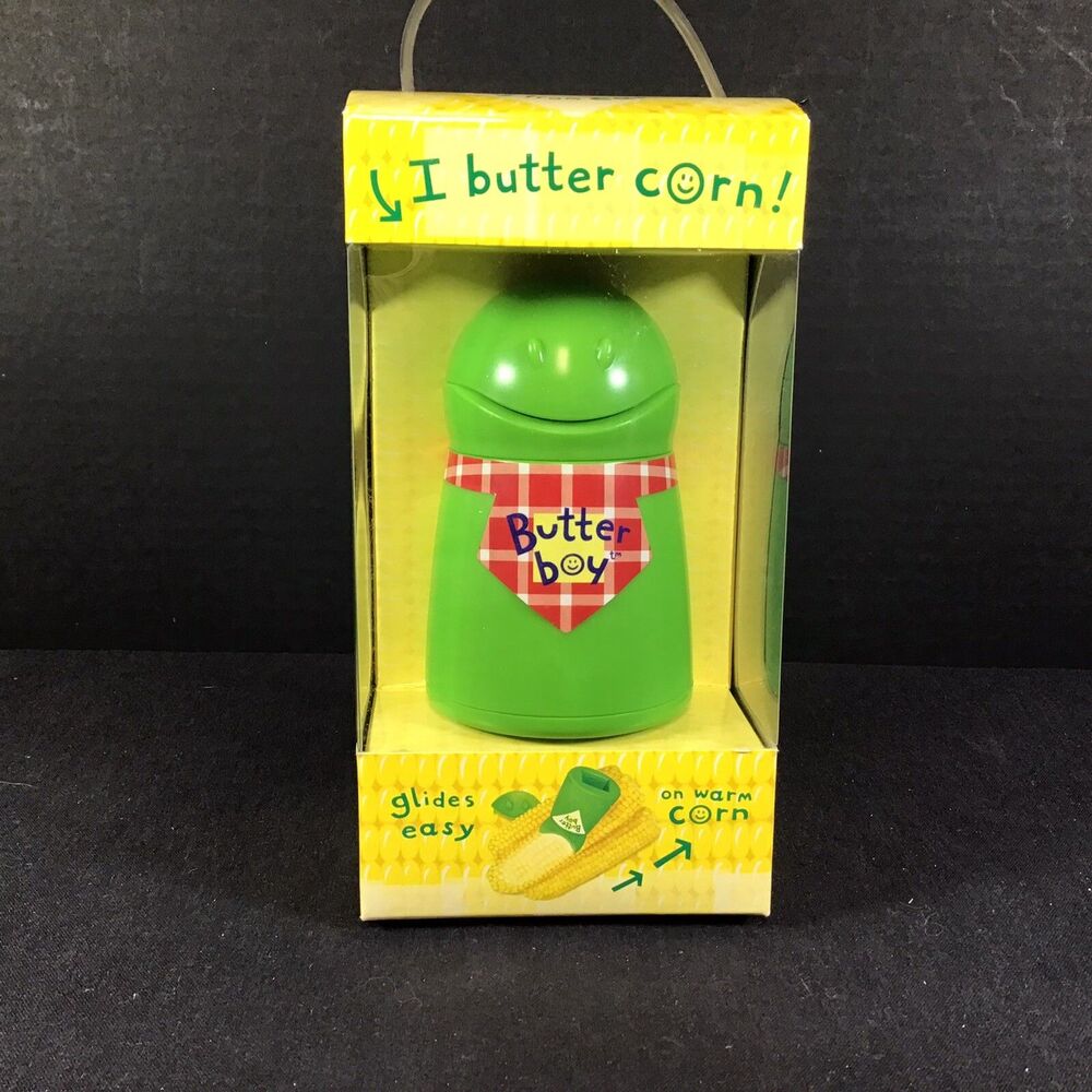 BUTTER SPREADER Talisman Designs Butter Boy Butter Keeper Spreader Corn Green